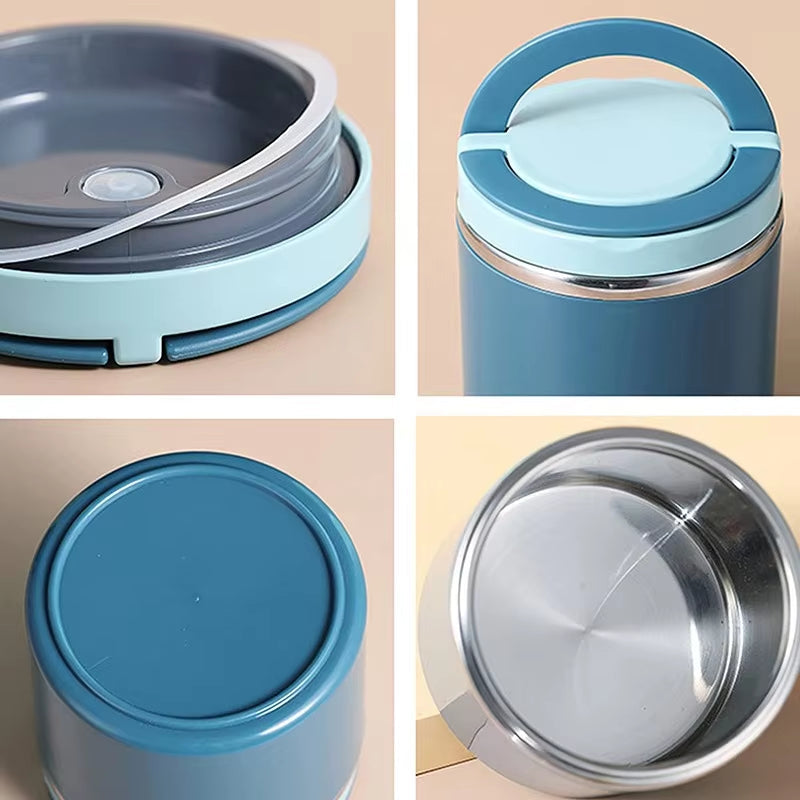 Double-Walled Insulated Stainless Steel Leakproof Food Container