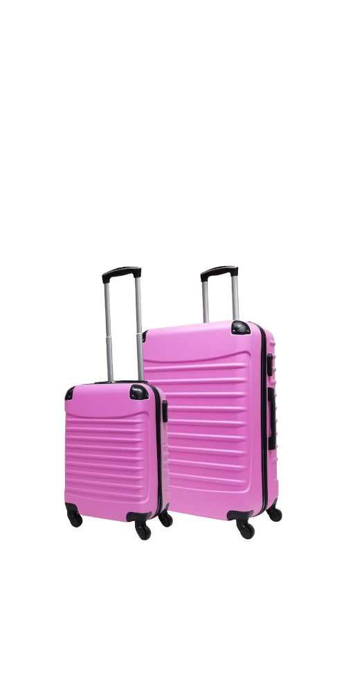 Durable 2-Piece Hardshell Travel Suitcase Set, Unisex