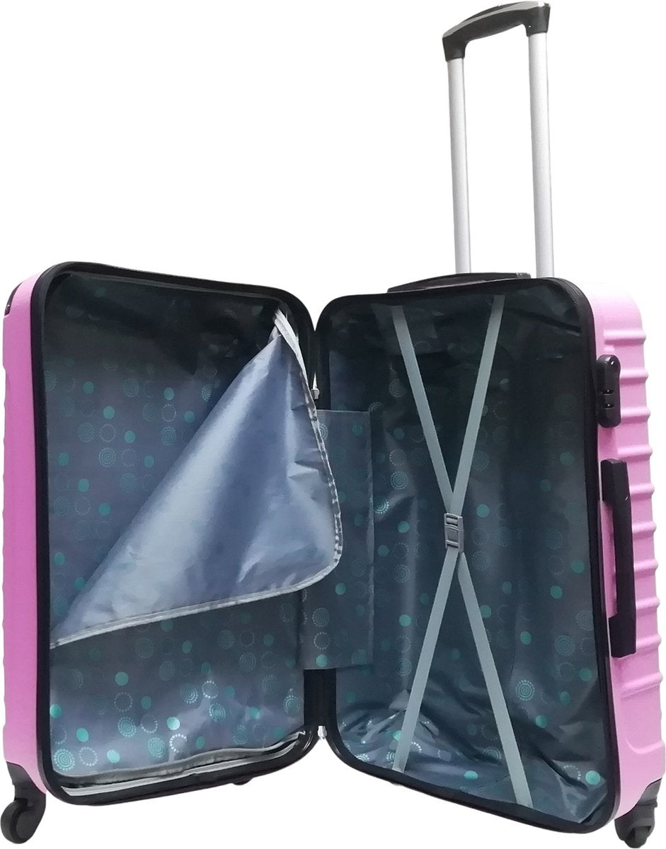 Durable 2-Piece Hardshell Travel Suitcase Set, Unisex