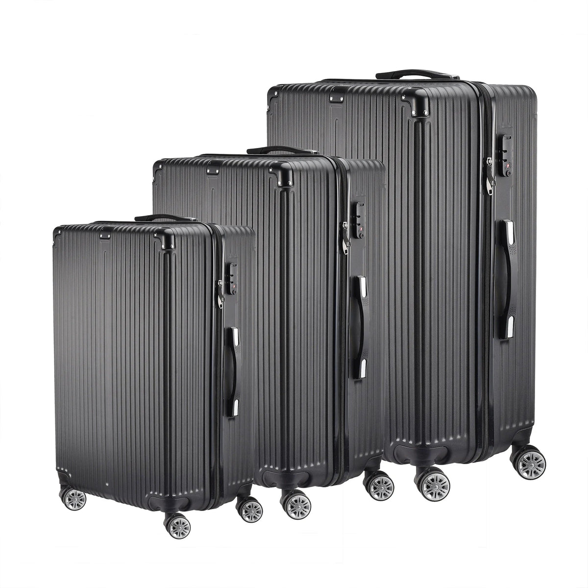 Durable 3-Piece Hardshell Luggage Set for Travel