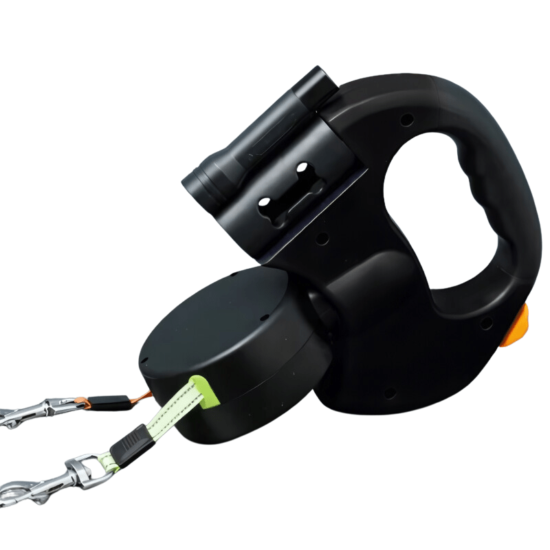 Durable Dual Dog Leash with LED Light