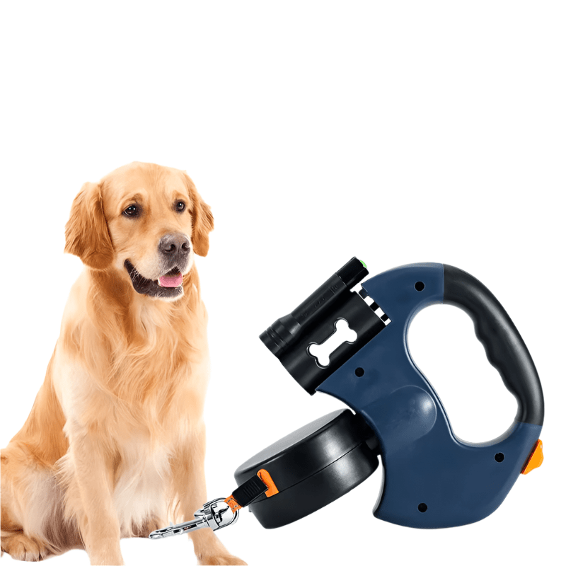 Durable Dual Dog Leash with LED Light