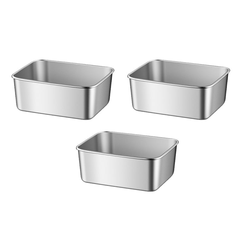Durable & Eco-Friendly Stainless Steel Food Storage Containers