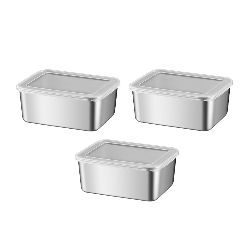 Durable & Eco-Friendly Stainless Steel Food Storage Containers