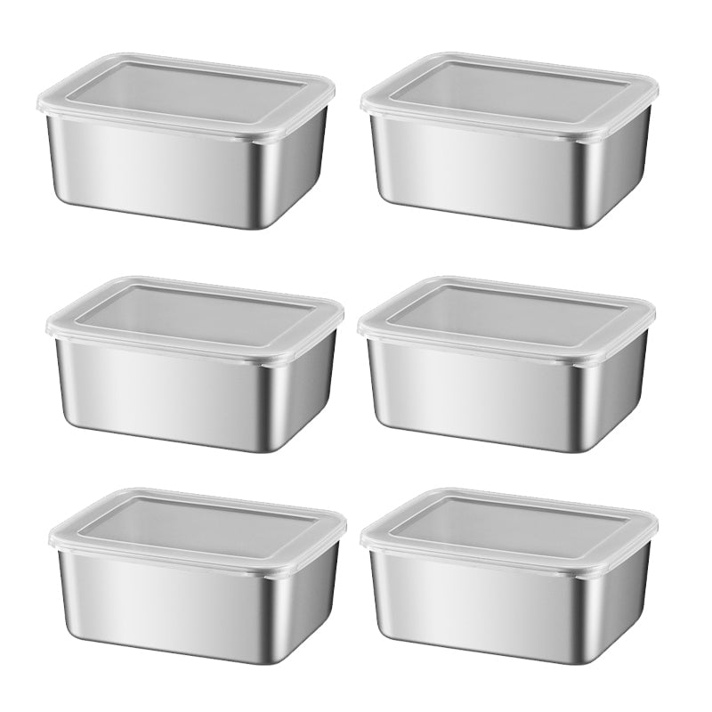 Durable & Eco-Friendly Stainless Steel Food Storage Containers
