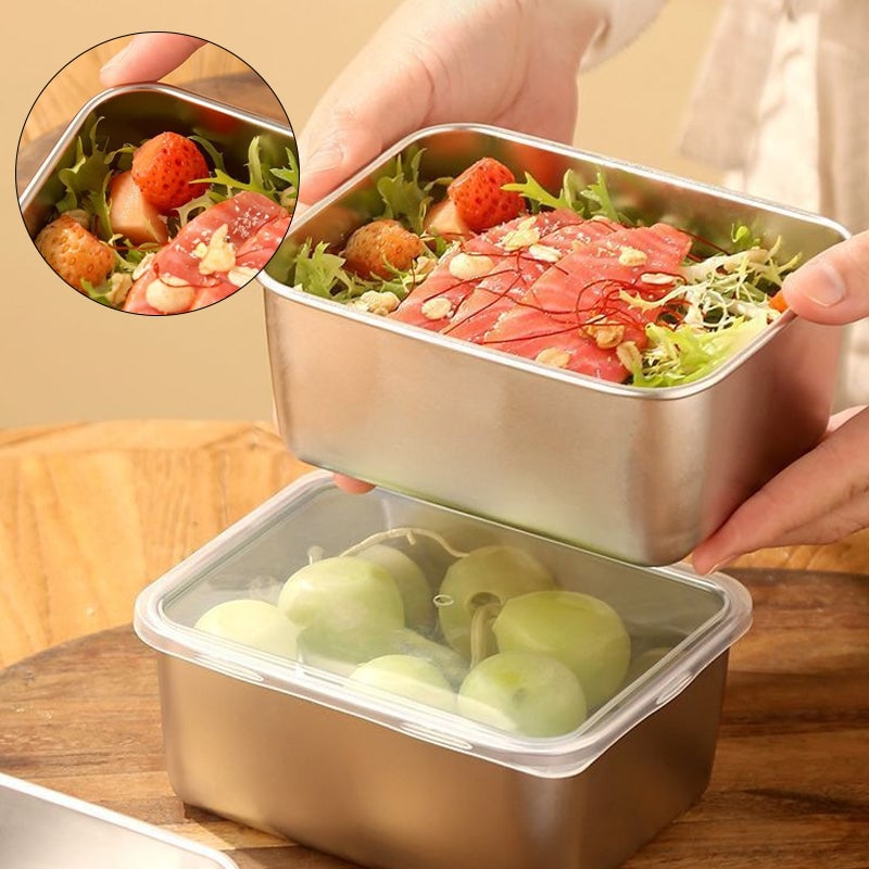 Durable & Eco-Friendly Stainless Steel Food Storage Containers