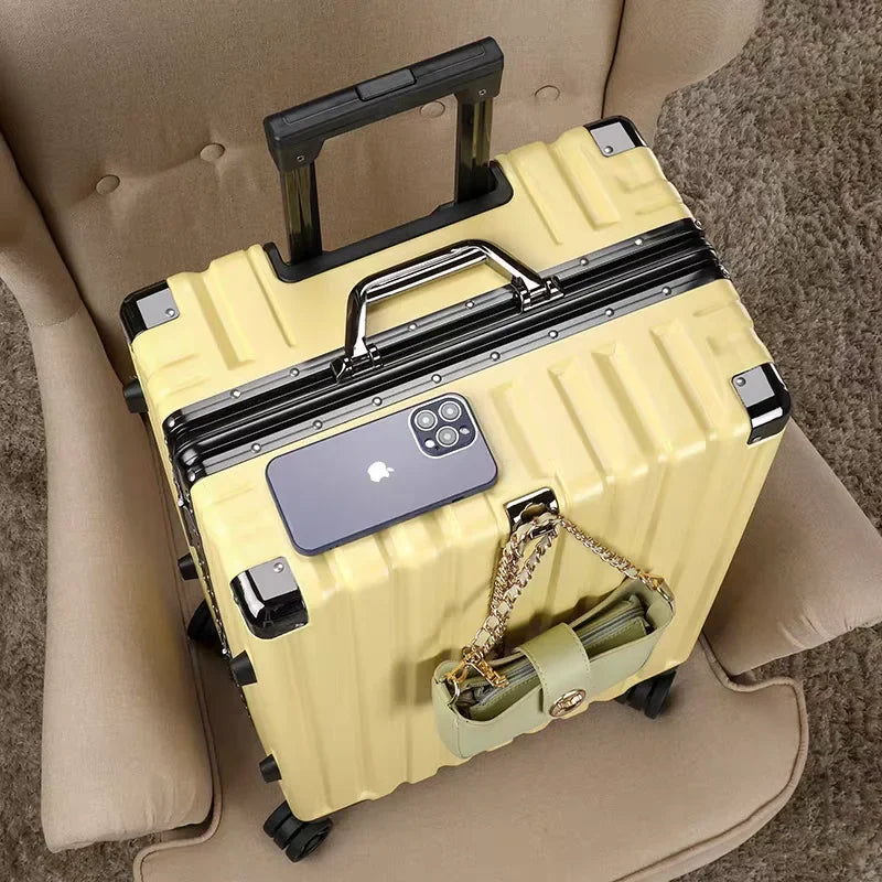 Durable Travel Luggage with Secure Frame