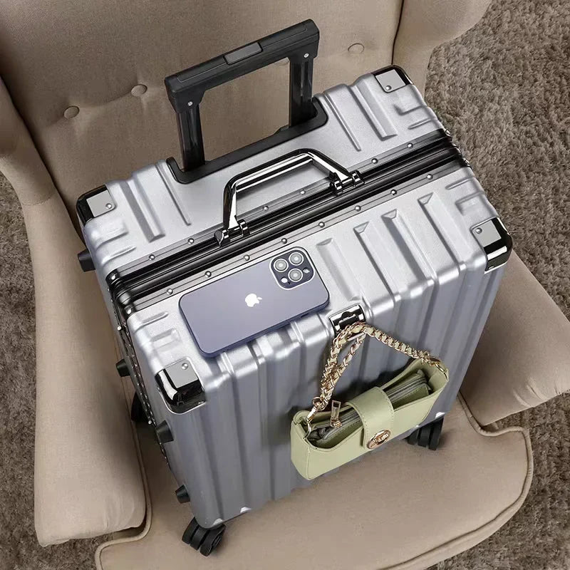Durable Travel Luggage with Secure Frame