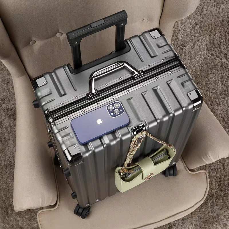Durable Travel Luggage with Secure Frame
