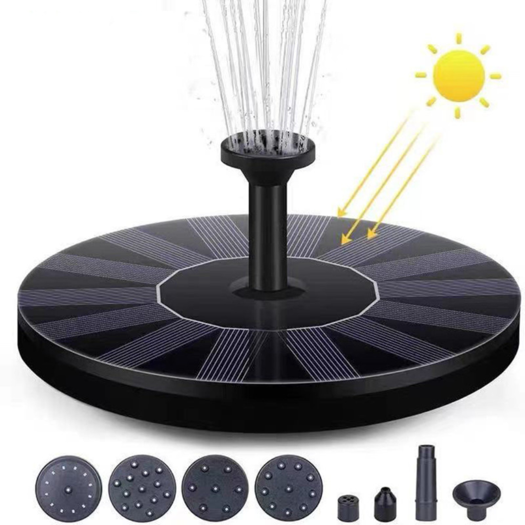 Eco-Friendly Solar Fountain – Decorative and Functional