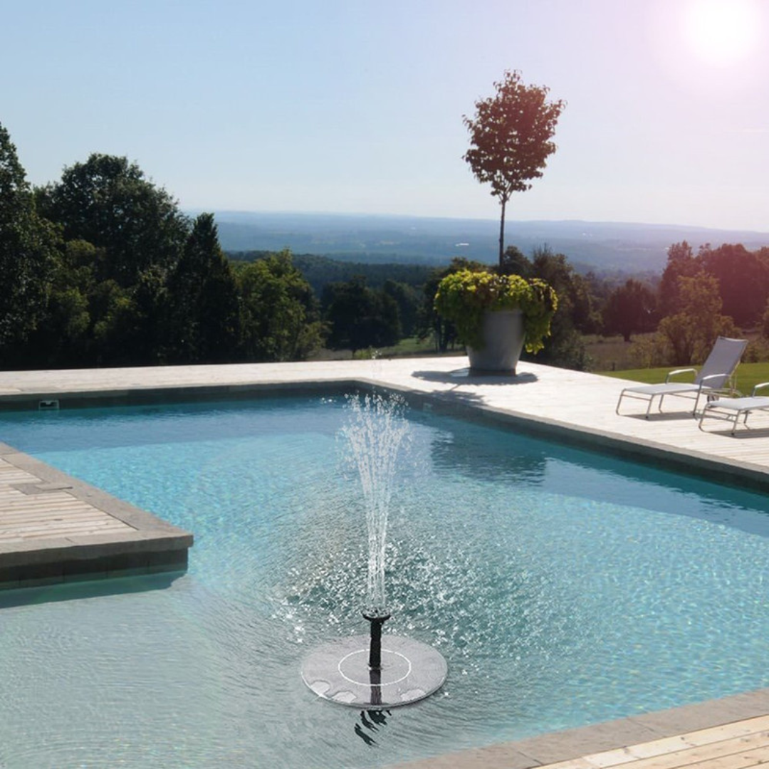 Eco-Friendly Solar Fountain – Decorative and Functional