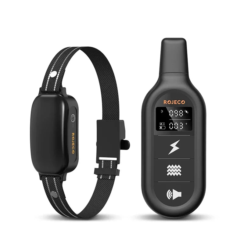 Electric Dog Training Collar with 1000 m Range and Waterproof Design