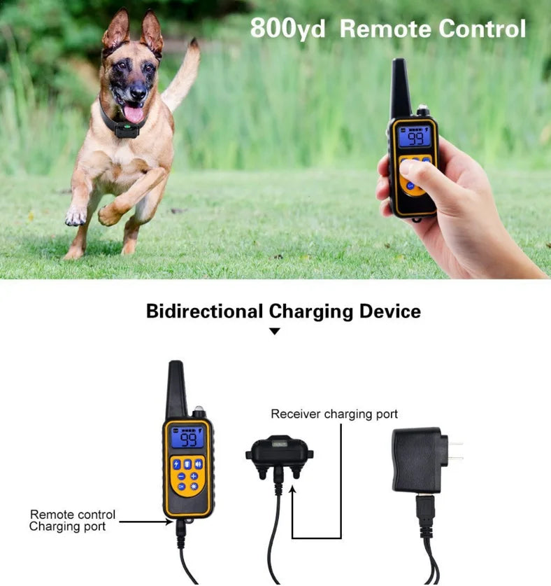 Electric Dog Training E-Collar with Remote Control – Safe and Effective