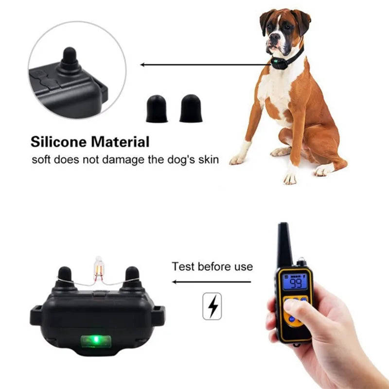 Electric Dog Training E-Collar with Remote Control – Safe and Effective