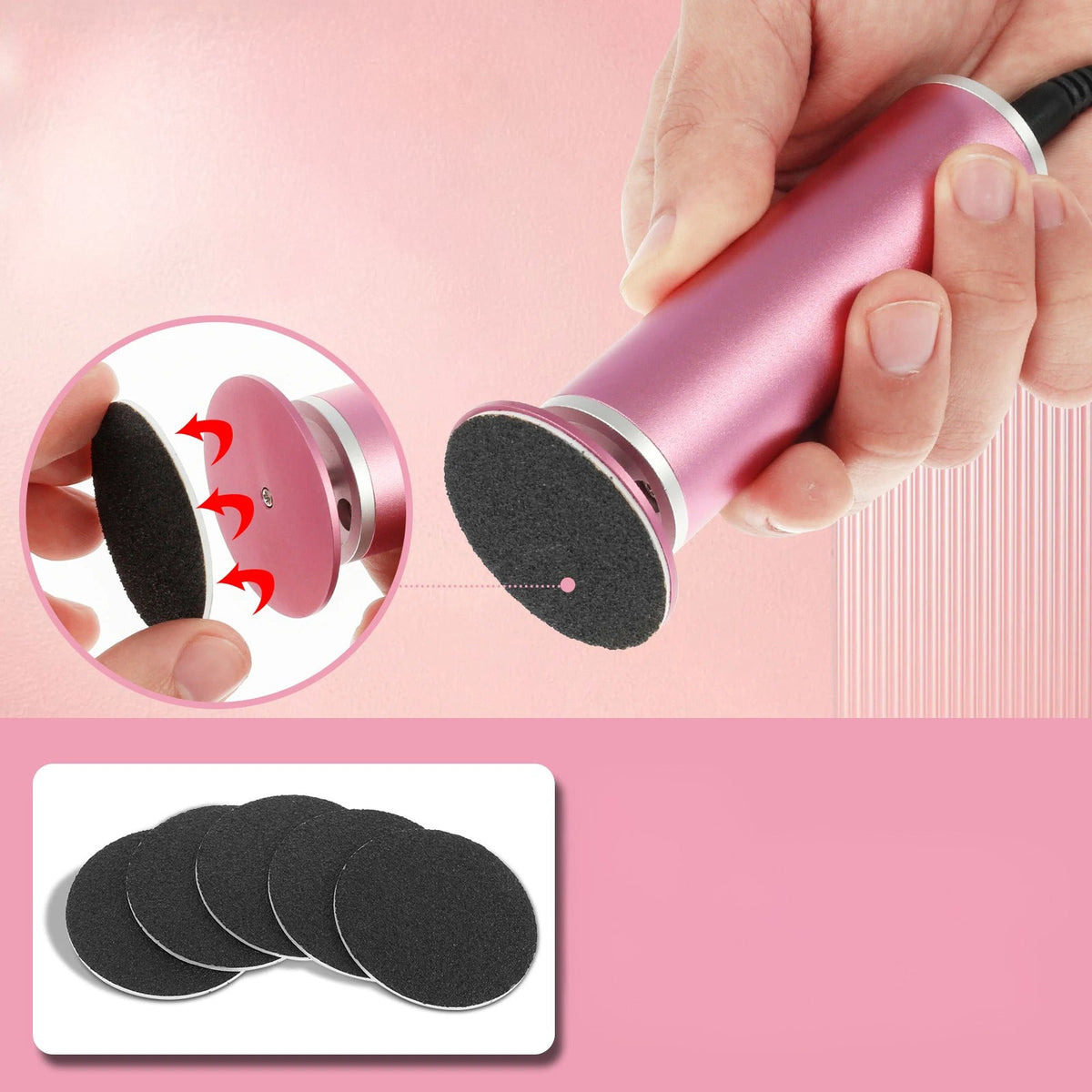 Electric Foot File for Calluses and Dry Feet