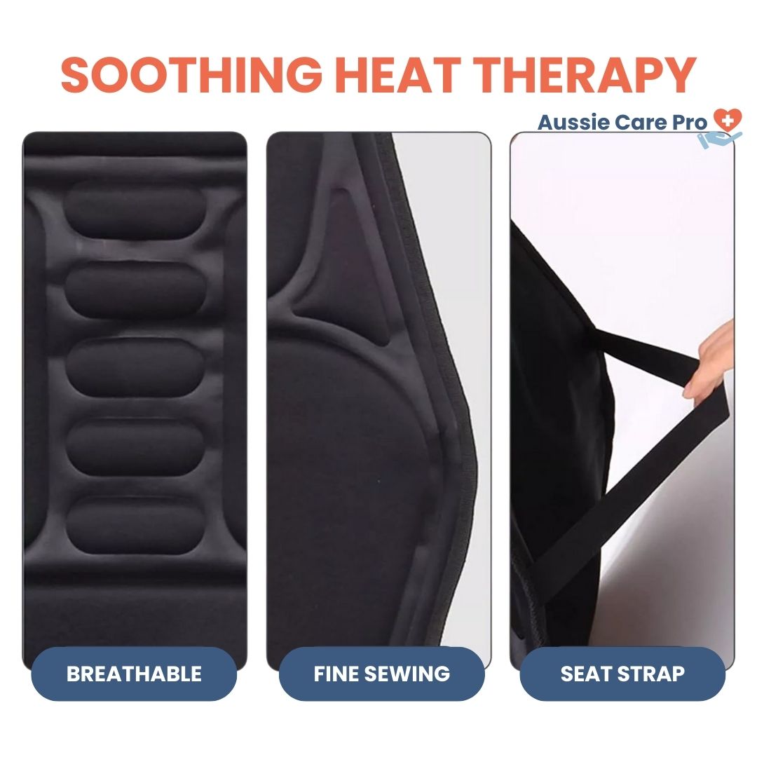 Electric Full-Body Massage Cushion – Heated Vibrating Chair Pad