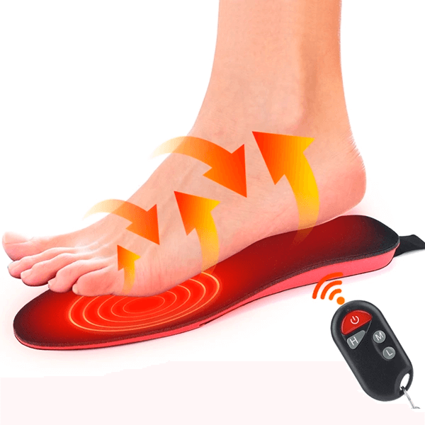 Electric Heated Insoles with Remote Control for Warm Feet