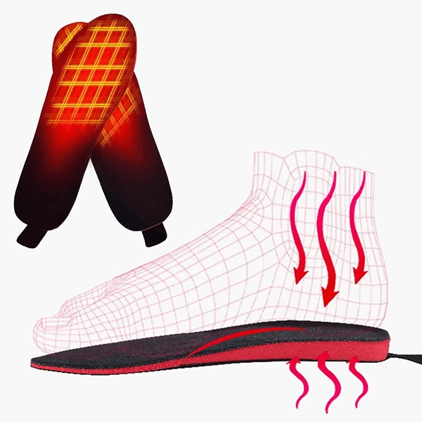 Electric Heated Insoles with Remote Control for Warm Feet