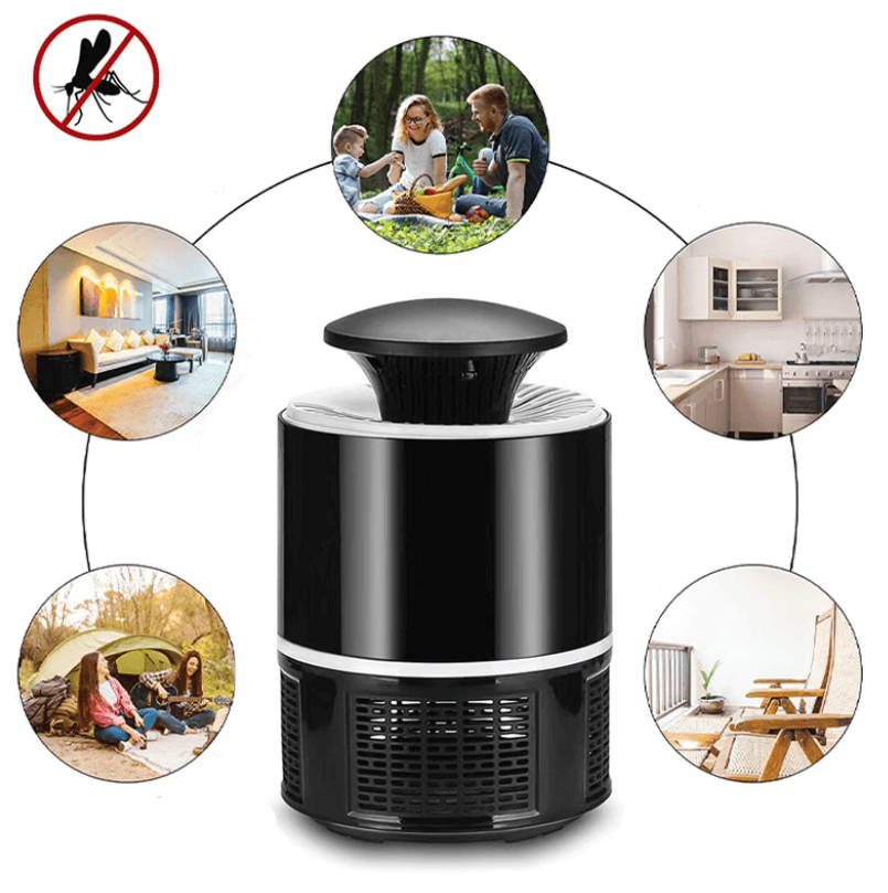 Electric Mosquito Killer Lamp - Powerful, Silent & USB Rechargeable