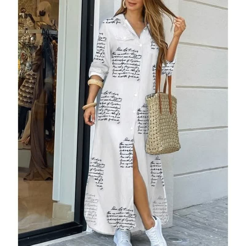 Elegant and Comfortable Street-Style Maxi Dress