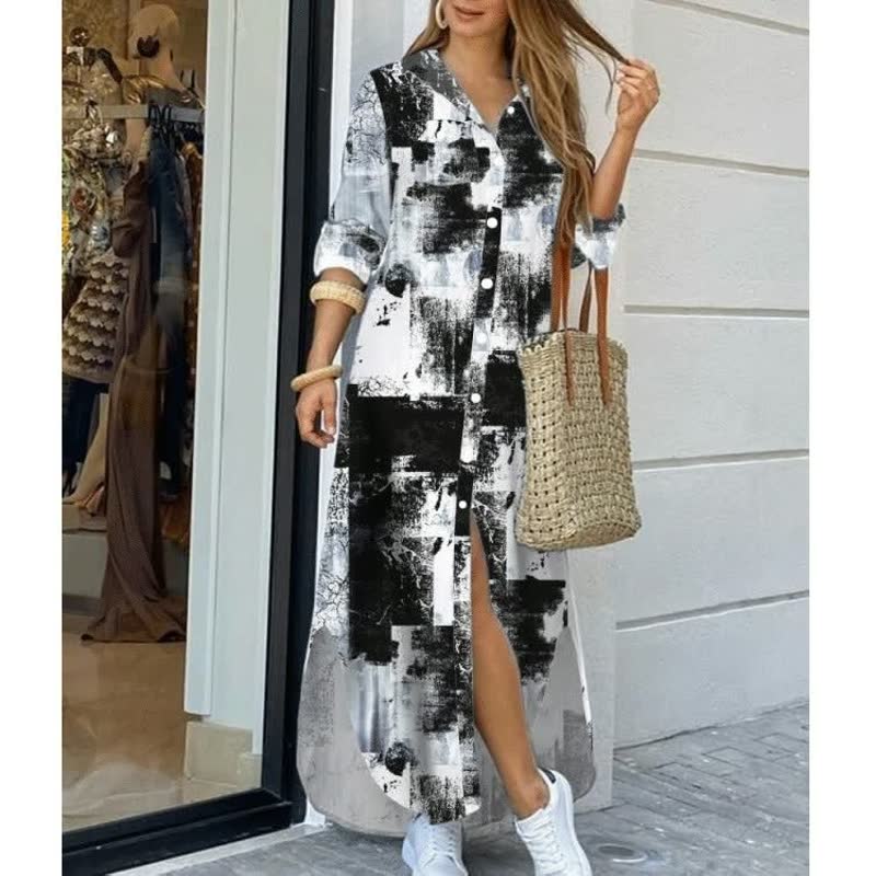 Elegant and Comfortable Street-Style Maxi Dress