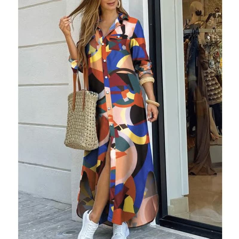 Elegant and Comfortable Street-Style Maxi Dress