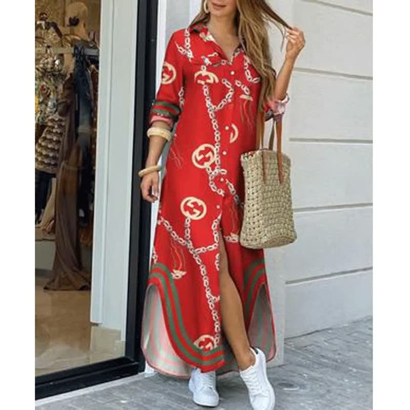 Elegant and Comfortable Street-Style Maxi Dress