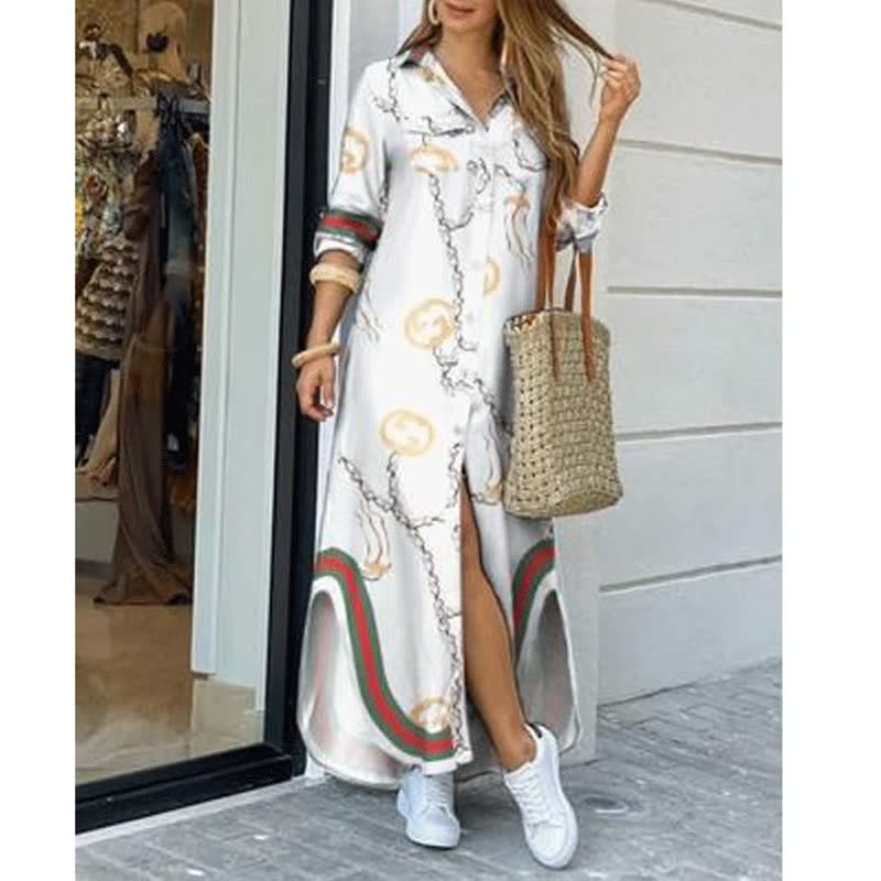 Elegant and Comfortable Street-Style Maxi Dress