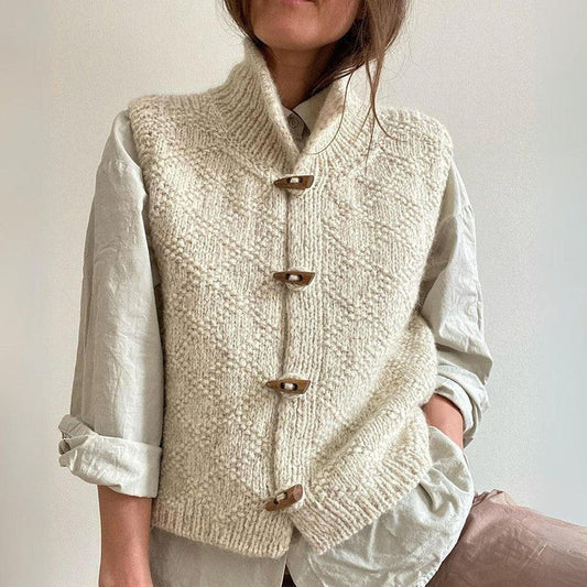 Elegant Button-Front Cardigan for Autumn