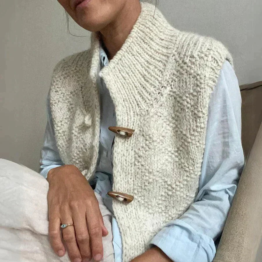 Elegant Button-Front Cardigan for Autumn