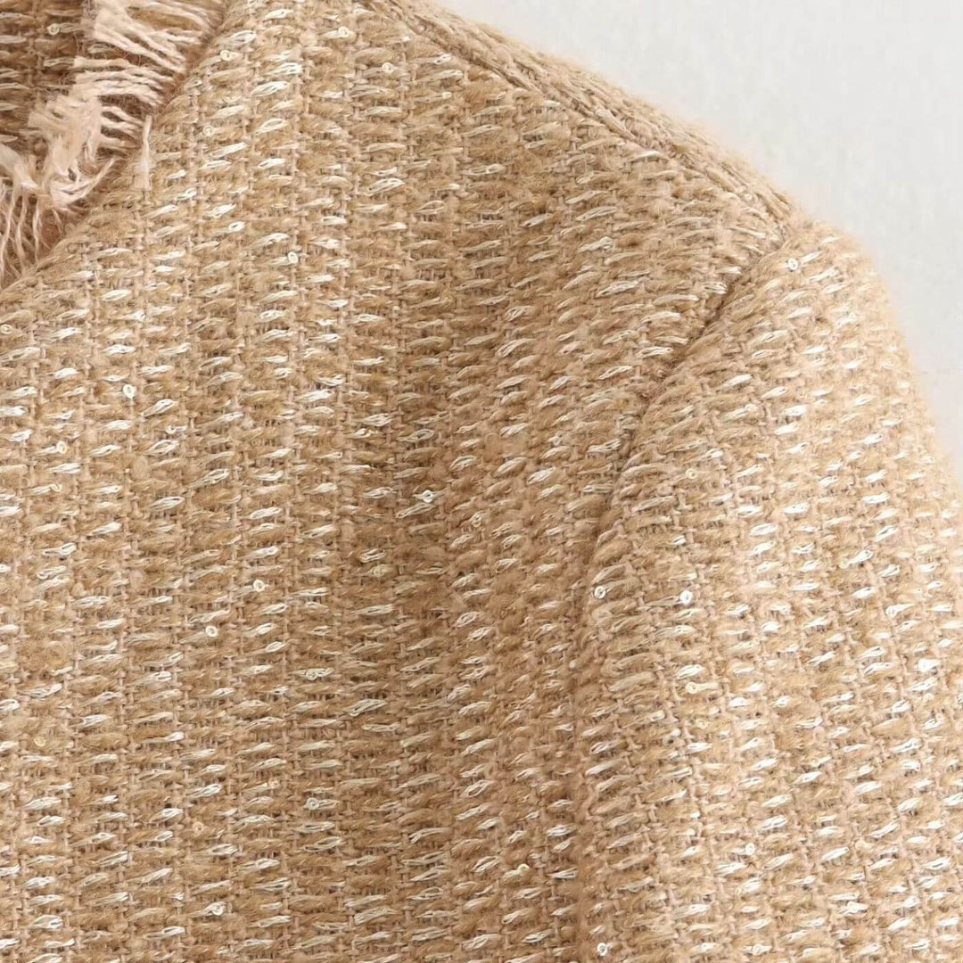 Elegant Cropped Jacket - Perfect for Spring Outfits