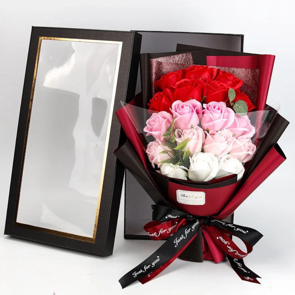 Elegant Soap Flower Bouquet