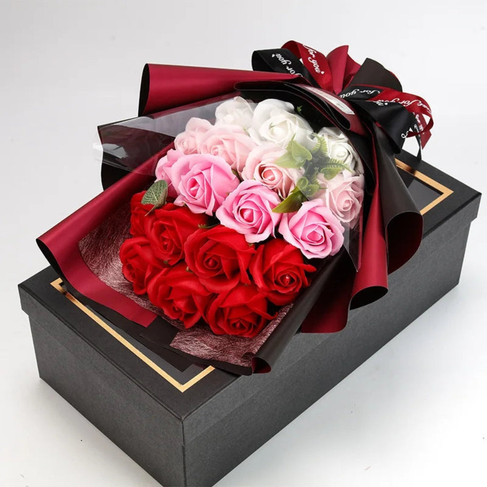 Elegant Soap Flower Bouquet