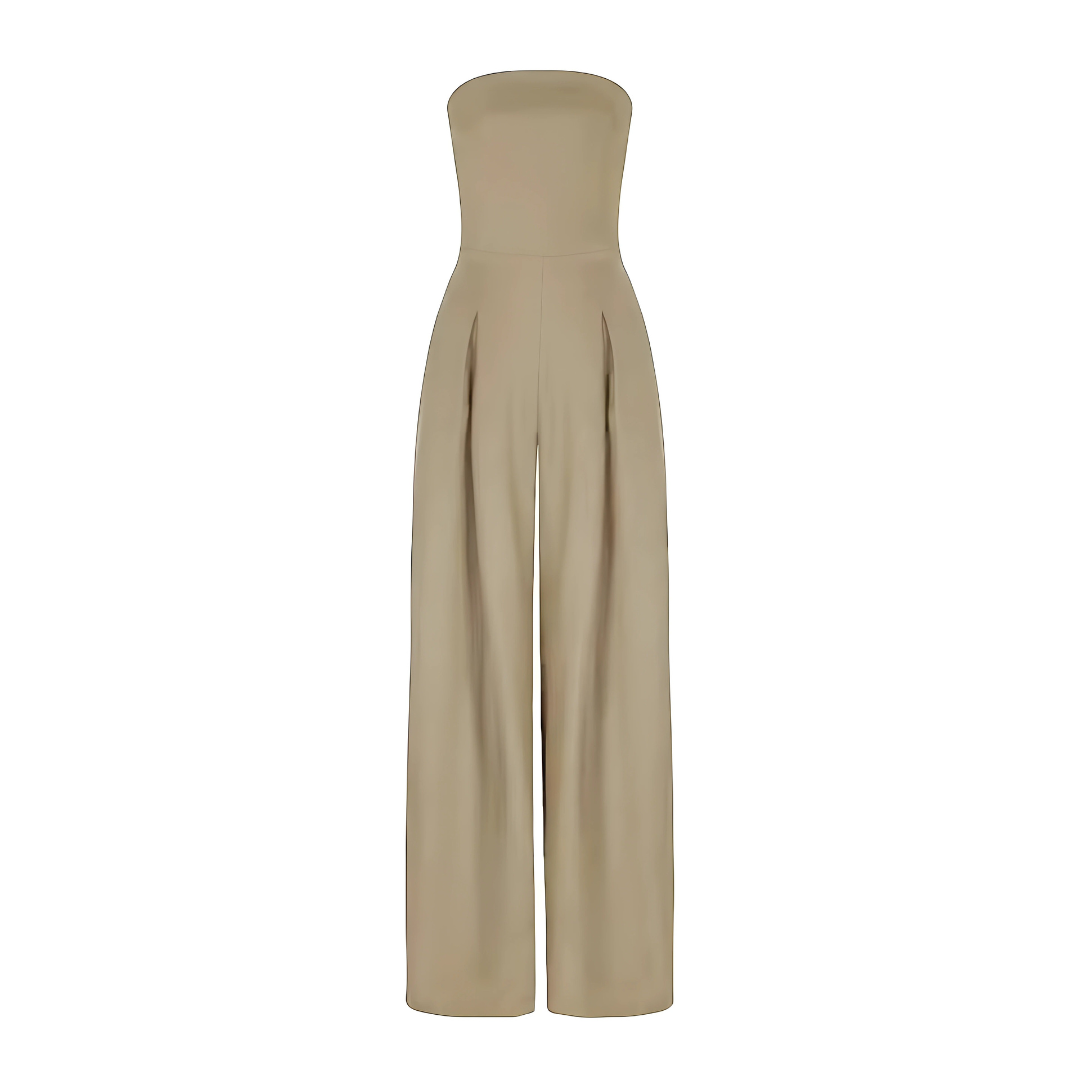 Elegant Strapless Jumpsuit