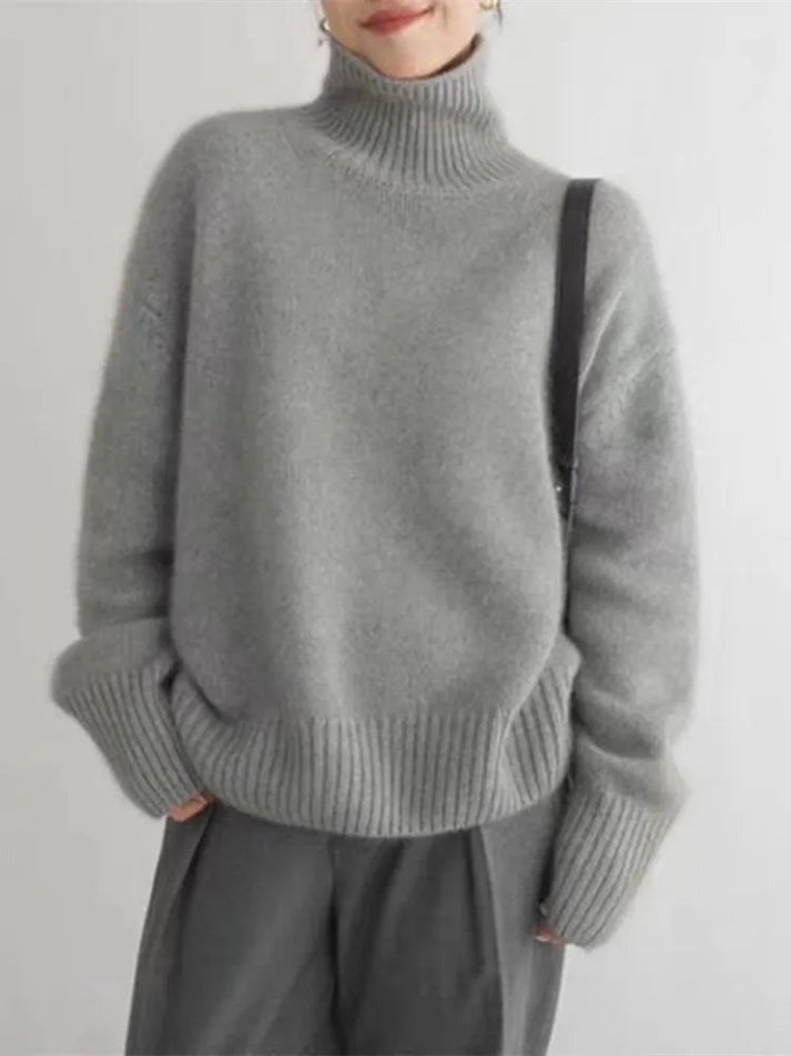Elegant Turtleneck Winter Sweater