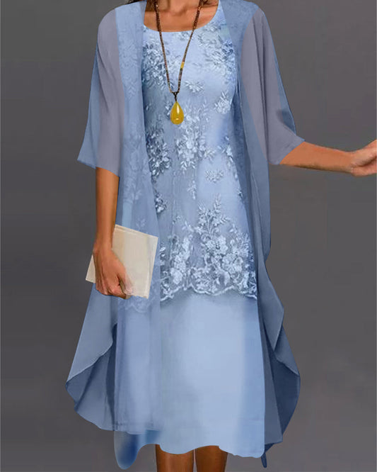 Elegant Two-Piece Dress Set