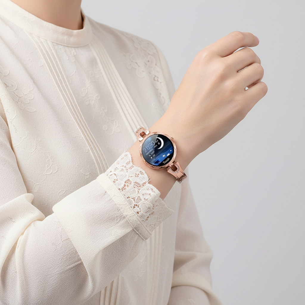 Elegant Women's Smartwatch - HydroGlow