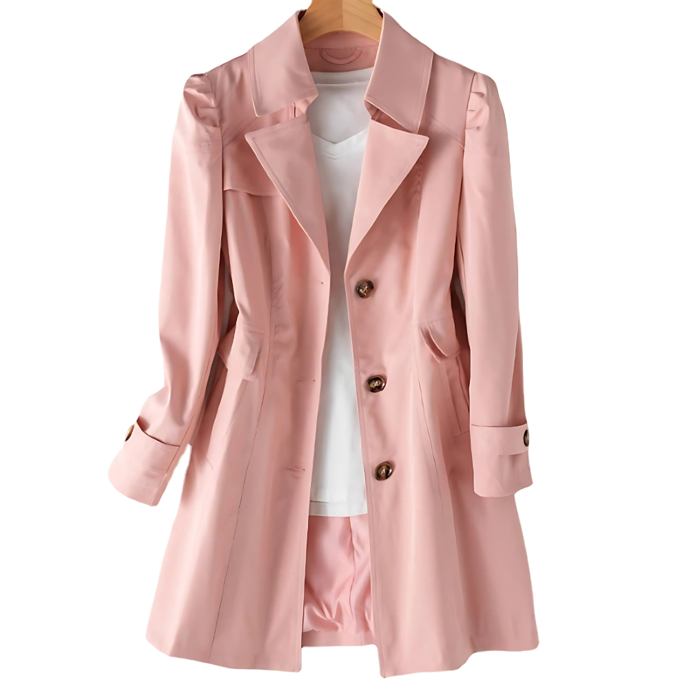 Elegant Women's Trench Coat – Stylish and Versatile
