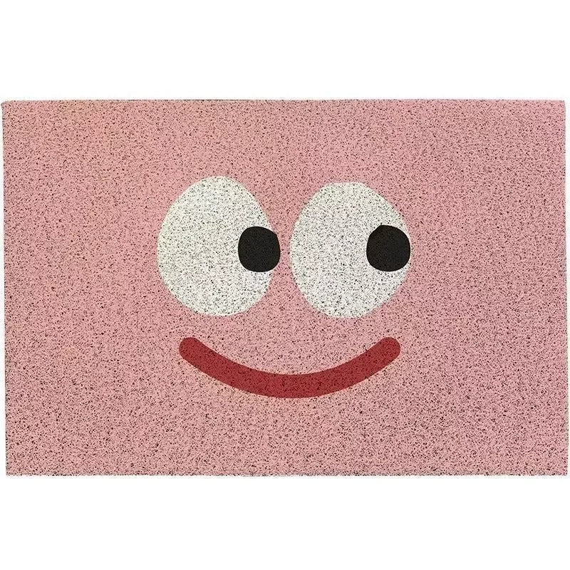 Emoji Welcome Door Mat with Non-Slip Backing for Hallway and Entrance