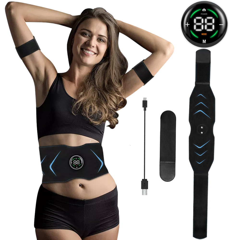 EMS Slimming Abdominal Belt - Fat Burning Muscle Stimulator