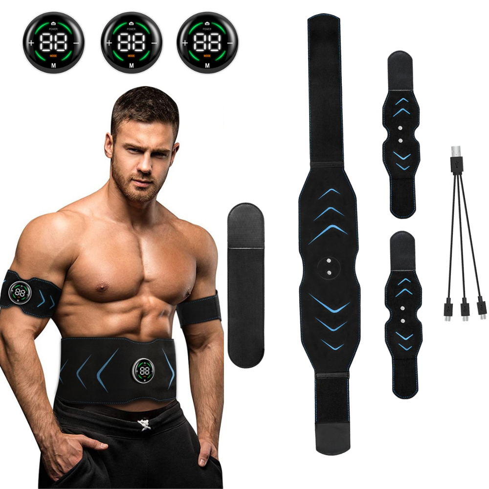 EMS Slimming Abdominal Belt - Fat Burning Muscle Stimulator