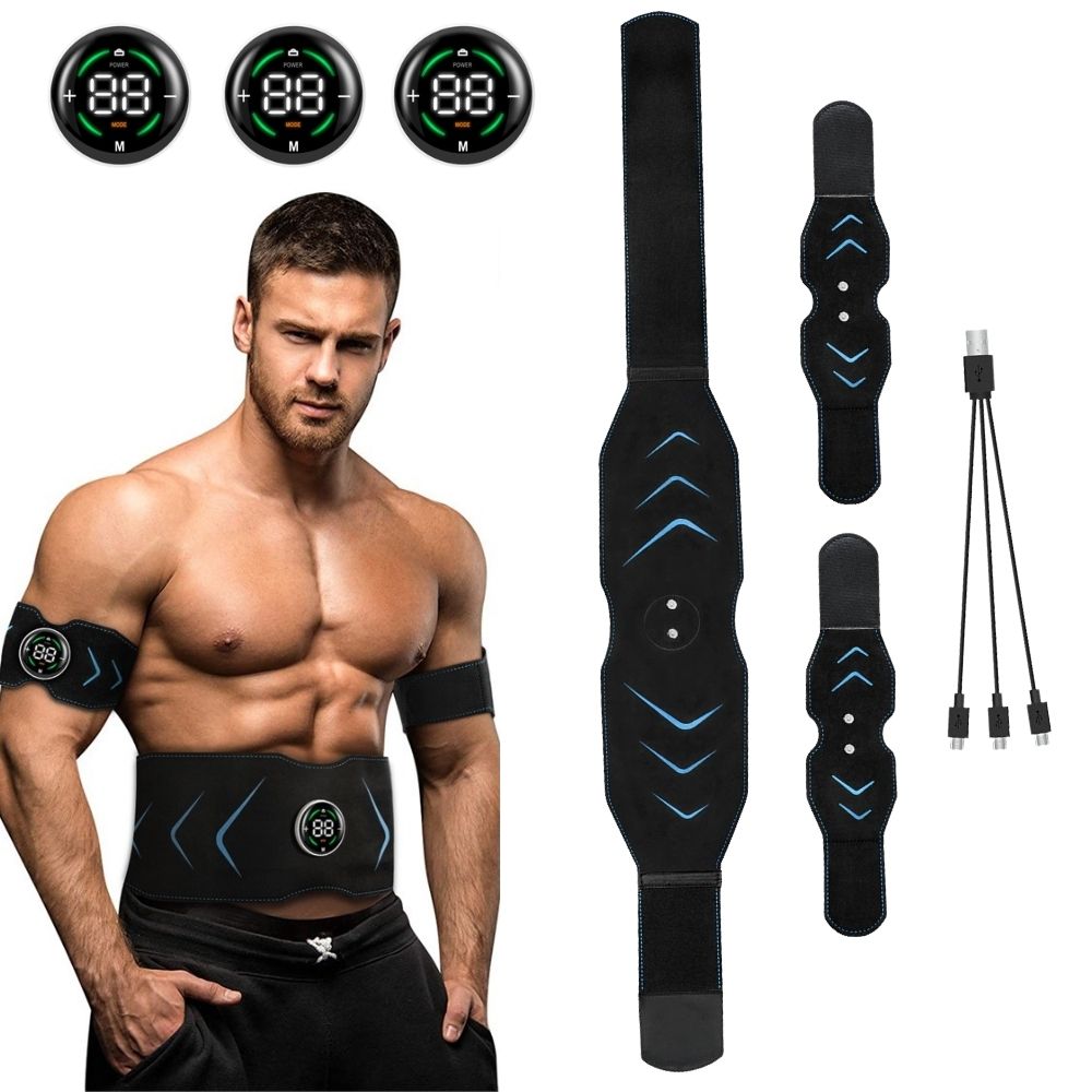 EMS Slimming Abdominal Belt - Fat Burning Muscle Stimulator