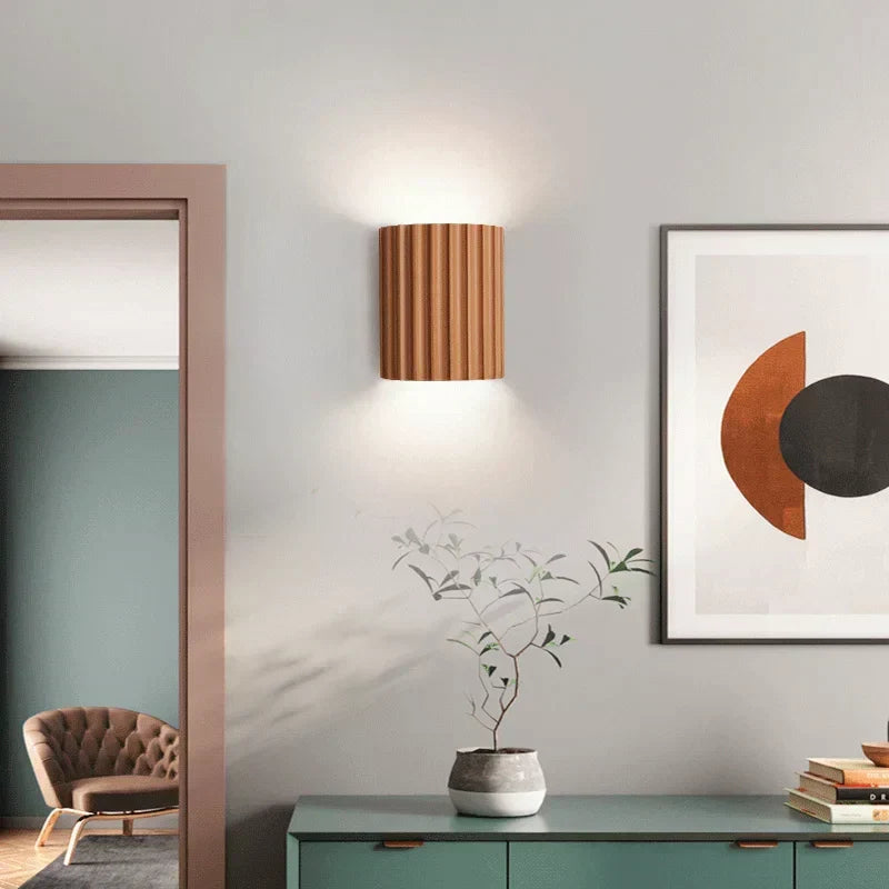 Energy-Efficient Wall Light with Unique Resin Design