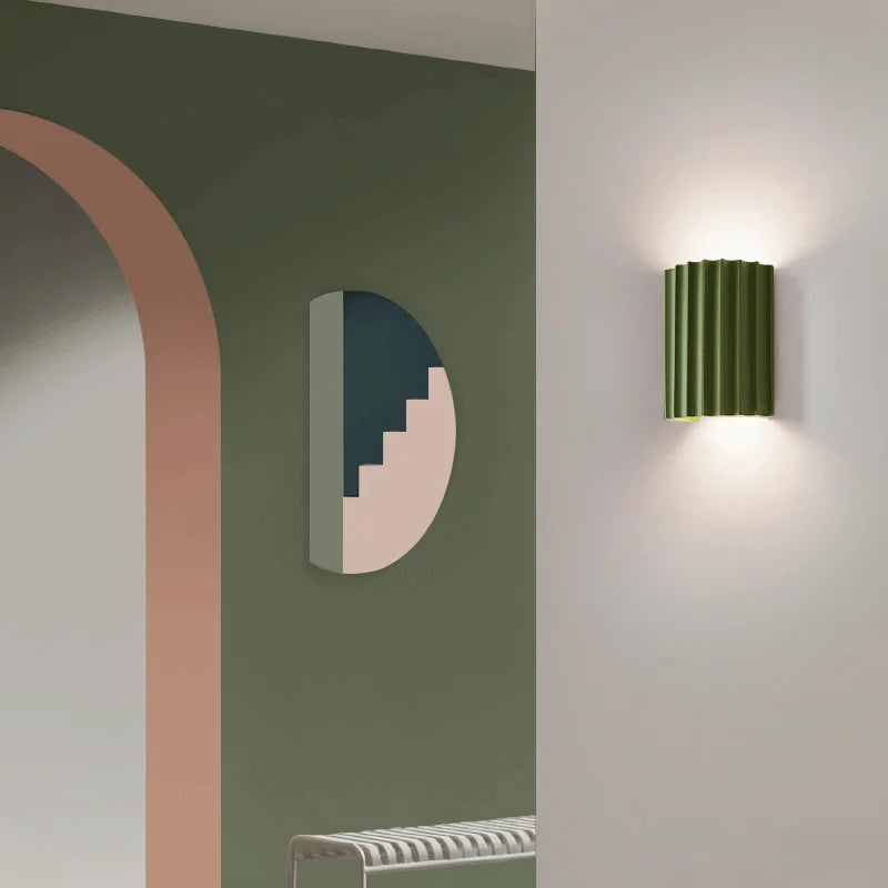 Energy-Efficient Wall Light with Unique Resin Design