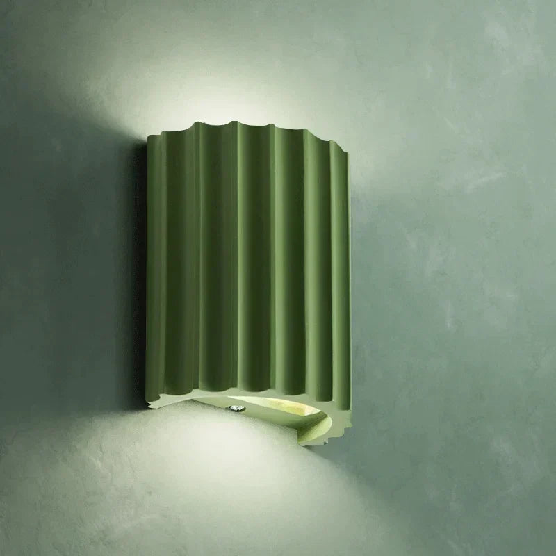 Energy-Efficient Wall Light with Unique Resin Design