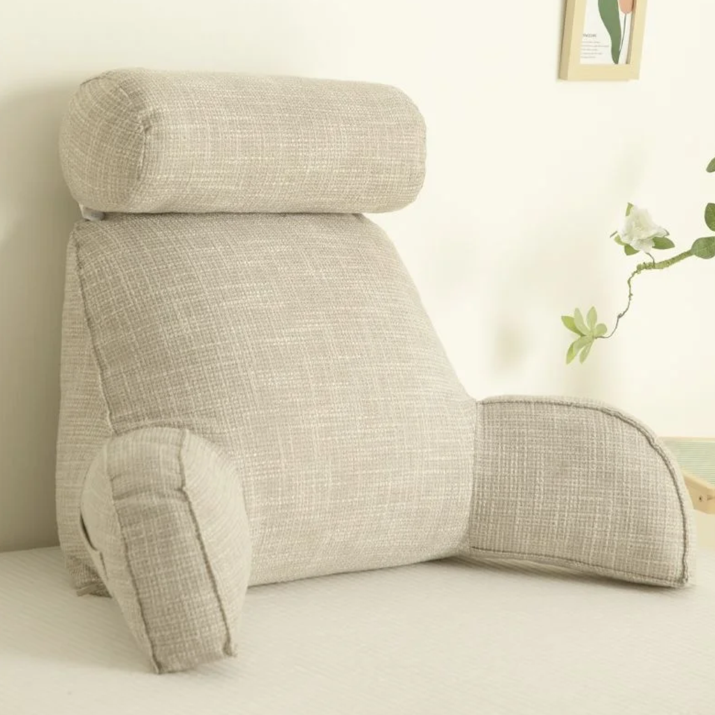 Ergonomic Backrest Pillow with Armrests