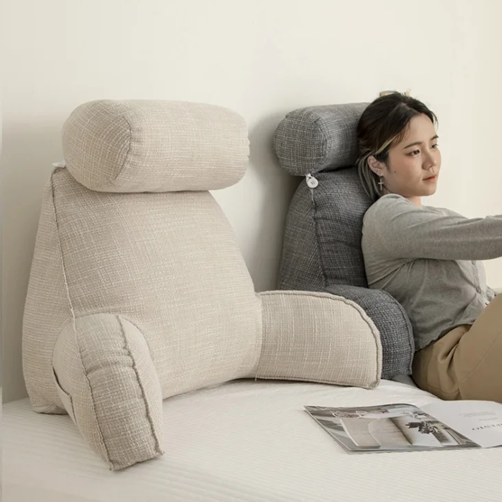 Ergonomic Backrest Pillow with Armrests