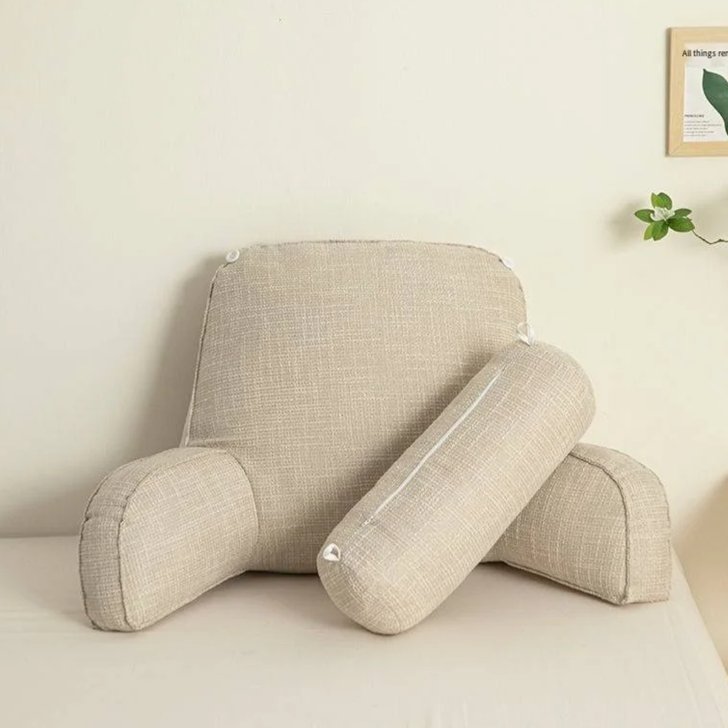 Ergonomic Backrest Pillow with Armrests