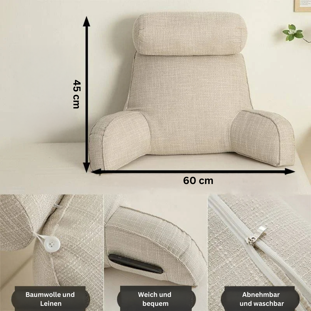Ergonomic Backrest Pillow with Armrests