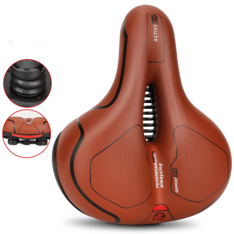 Ergonomic & Comfortable Bike Saddle | Back and Sit Bone Support